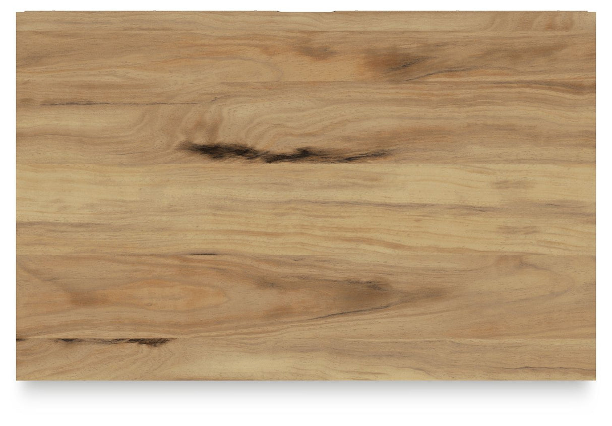 Bermacy - Five Drawer Chest - Light Brown