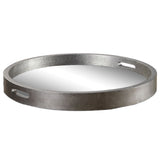 Bechet - Round Tray - Silver