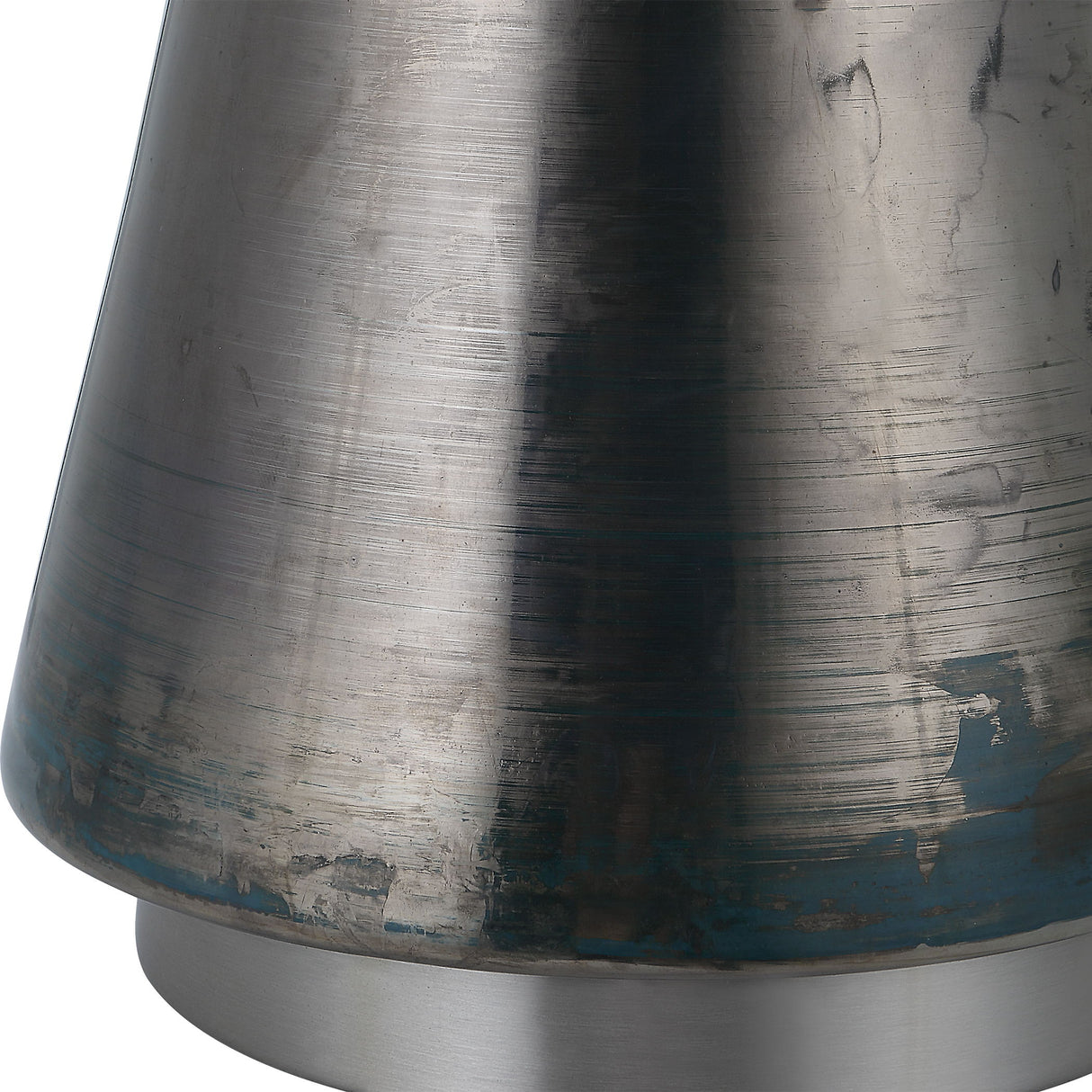 Contour - Metallic Glass Table Lamp - Gray, Dark