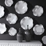 Abella - Ceramic Wall Decor, Set Of 3 - White