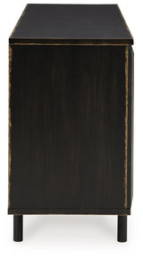 Fair Ridge - Accent Cabinet - Distressed Black