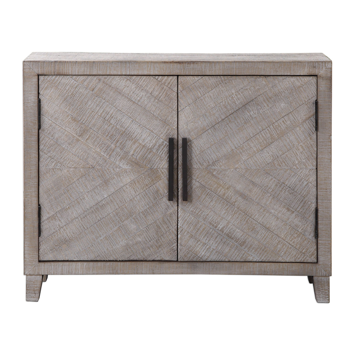 Adalind - Washed Accent Cabinet - White Washed