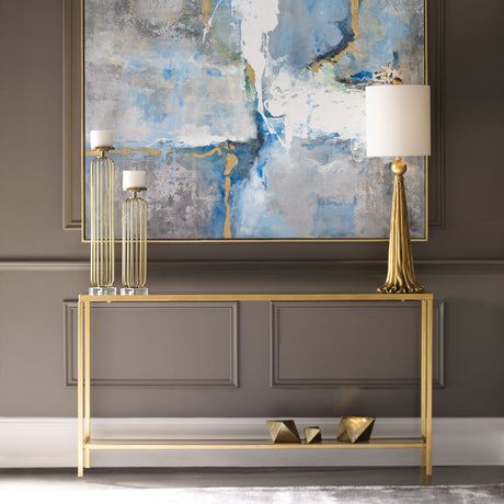 Hayley - Console Table - Gold