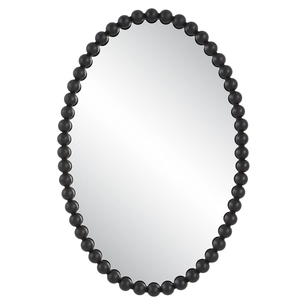 Serna - Black Oval Mirror