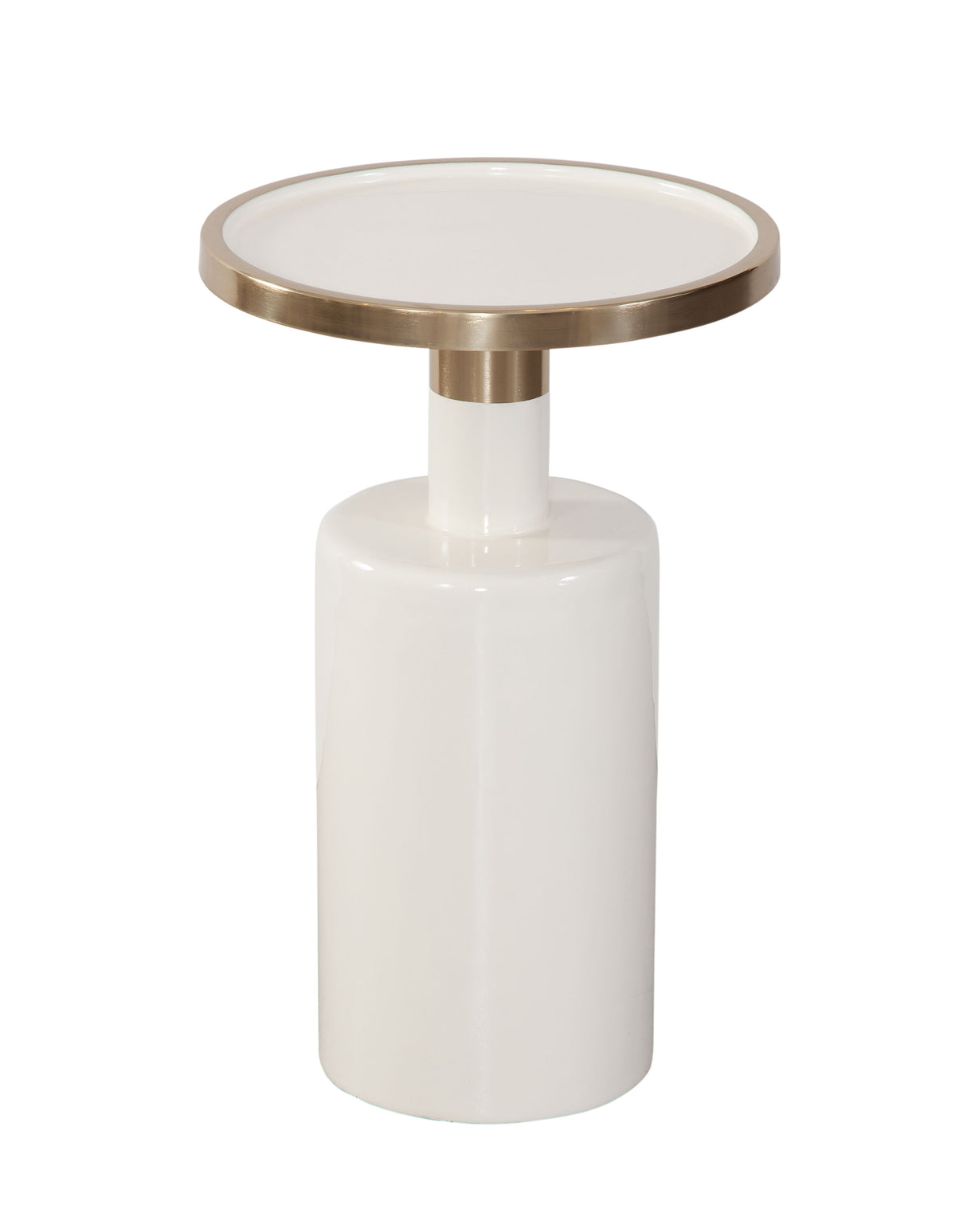 Brice - Accent Table - White