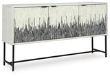 Freyton - Accent Cabinet - White / Gray