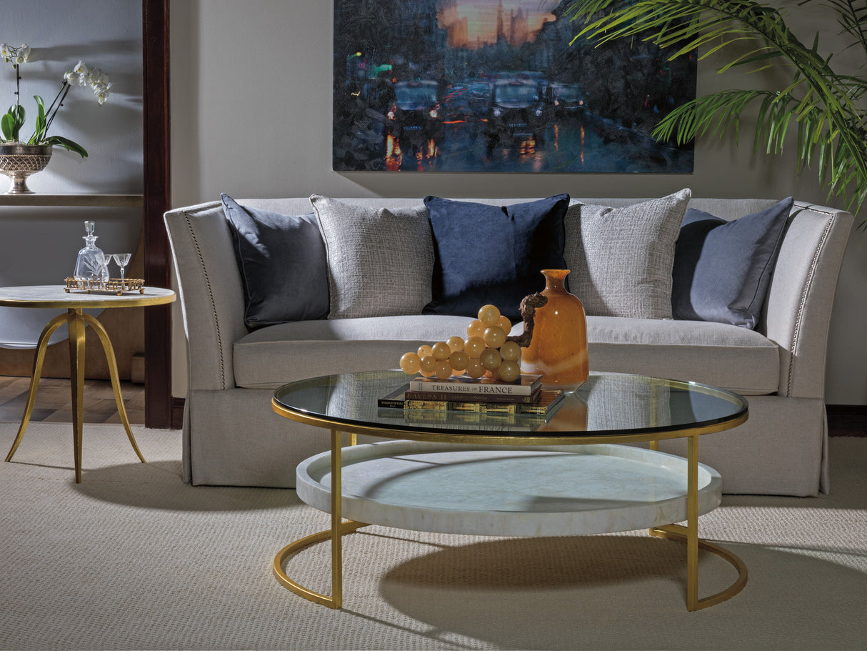 Signature Designs - Crystal Stone Round Table