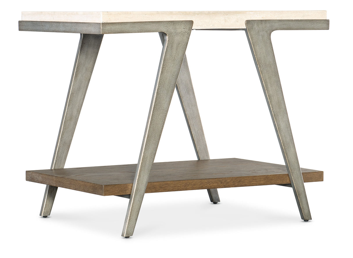 Commerce And Market - Boomerang Side Table - White