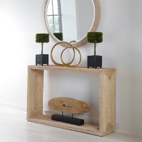 Rora - Coastal Console Table - Light Brown