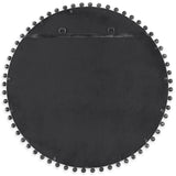 Taza - Round Iron Mirror - Gray, Dark