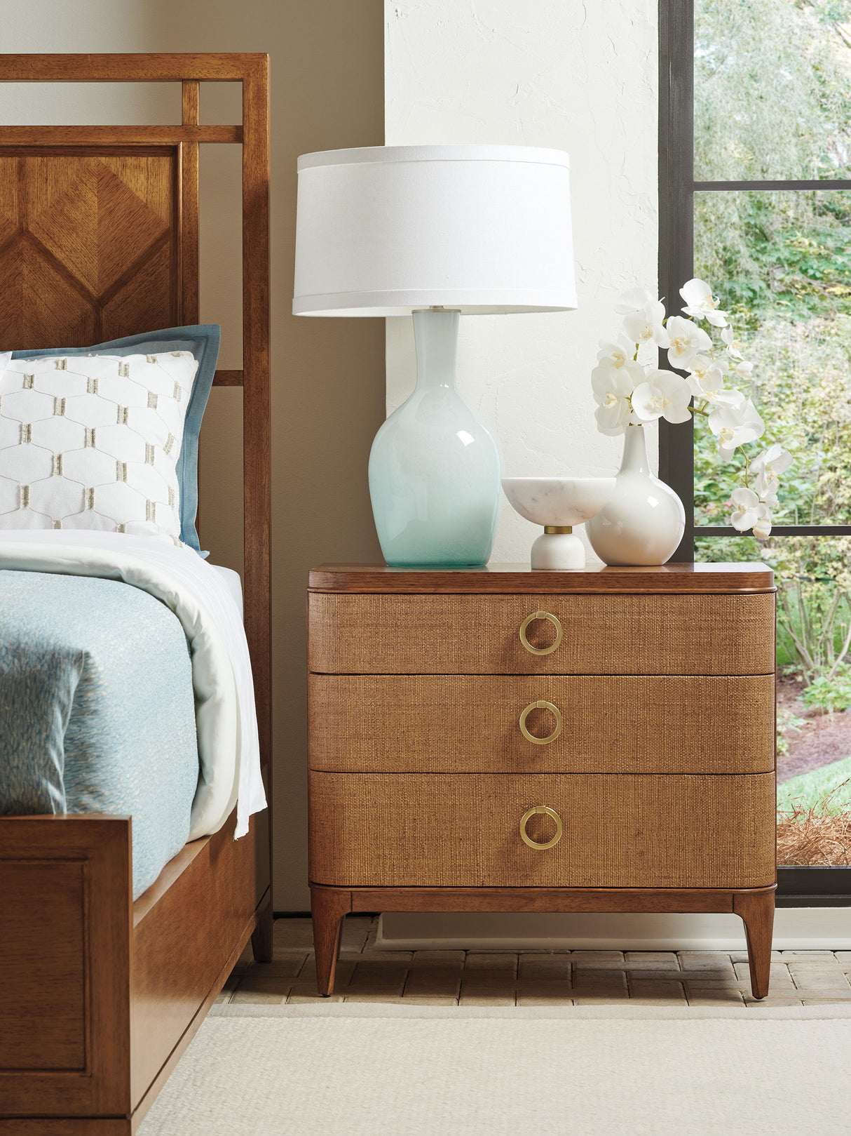 Palm Desert - Moreno Nightstand - Dark Brown