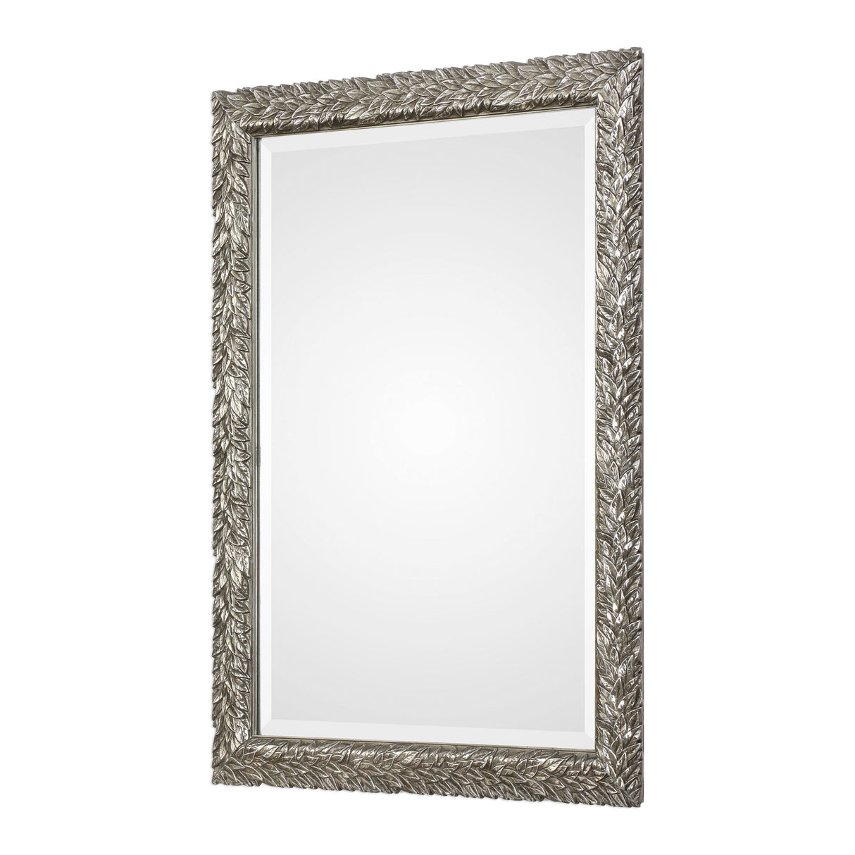 Evelina - Leaves Mirror - Silver