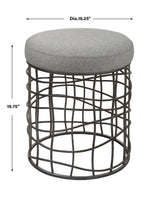 Carnival - Iron Round Accent Stool