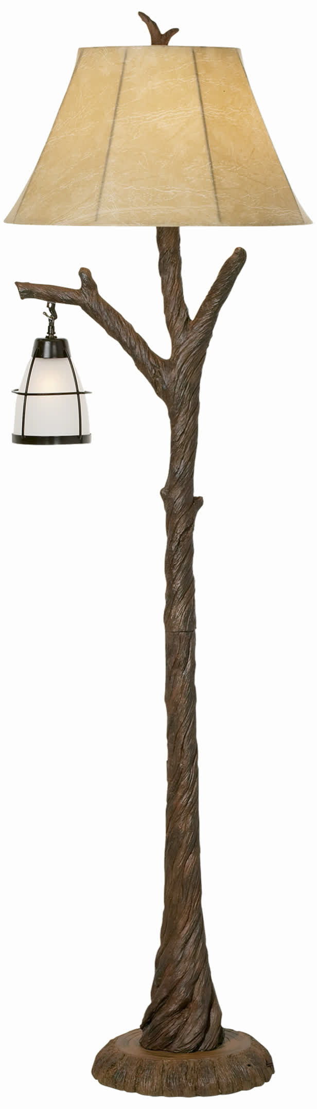 Mountain Wind - Floor Lamp - Aged Oak