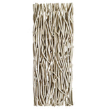 Gathered Teak - Bleached Wood Wall Decor - Beige