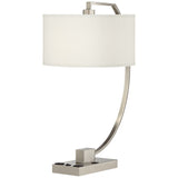 Silver Surfer - Notebook Station Table Lamp - Brushed Nickel