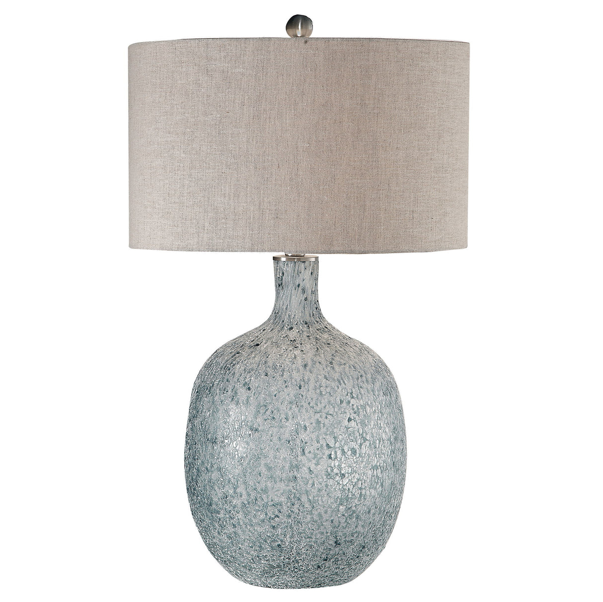 Oceaonna - Glass Table Lamp - Blue, Light