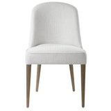 Brie - Armless Chair, Set Of 2 - White