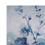 Blue Blooms - Canvas Art - Blue