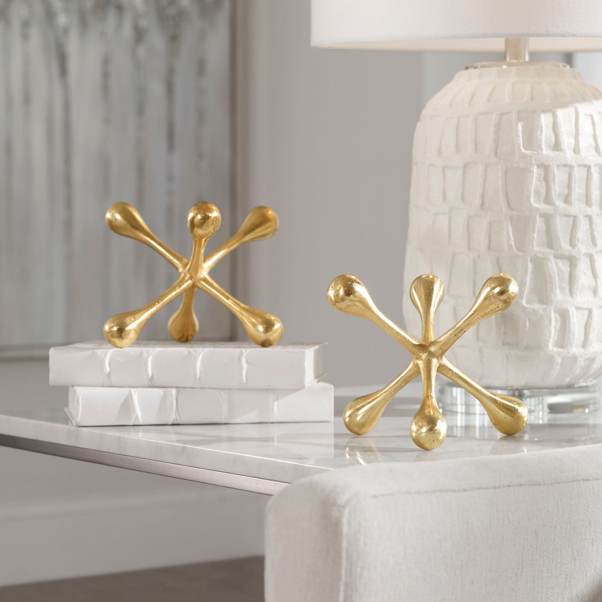Harlan - Objects Set Of 2 - Brass