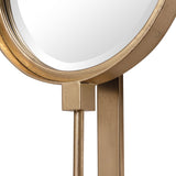 Button - Mirror - Gold