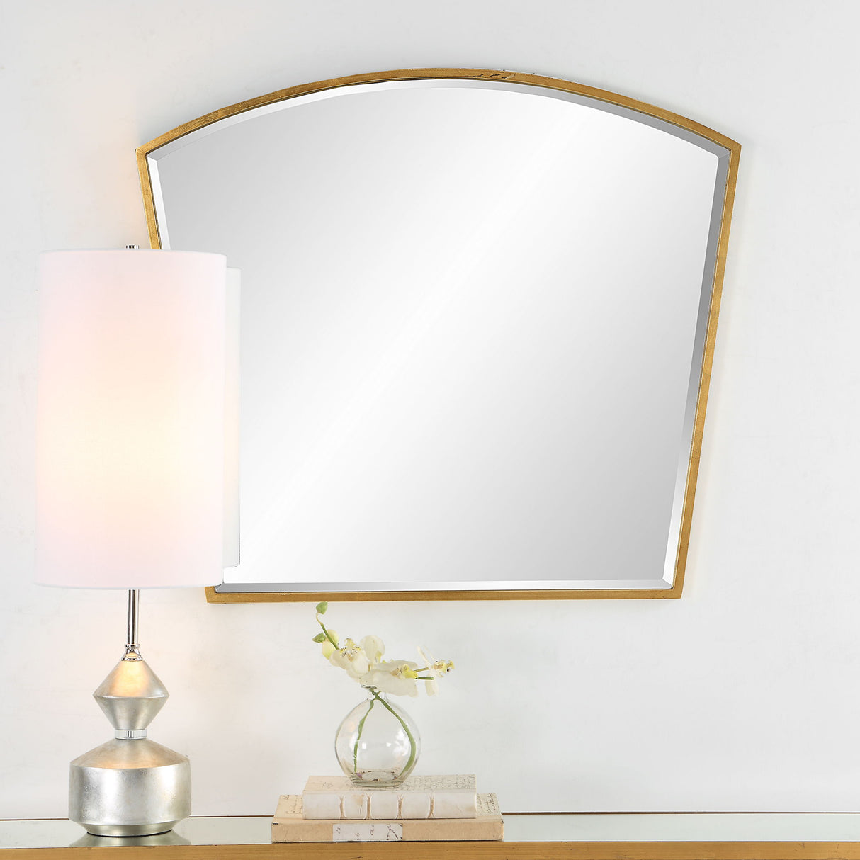 Boundary - Gold Arch Mirror