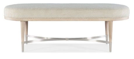 Nouveau Chic - Upholstered Bench - Light Brown
