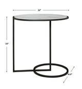 Twofold - White Marble Accent Table