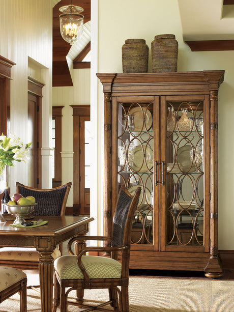 Island Estate - Mariana Display Cabinet - Dark Brown