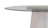 Korey - Round Dining Table - White