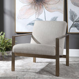 Wills - Contemporary Accent Chair - Beige