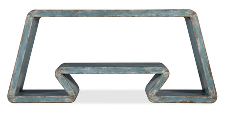 Commerce and Market - Inside Track Console Table - Blue
