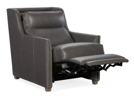 Johnston - Chair Full Recline - Dark Gray