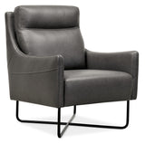 CC - Efron Club Chair With Black Metal Base