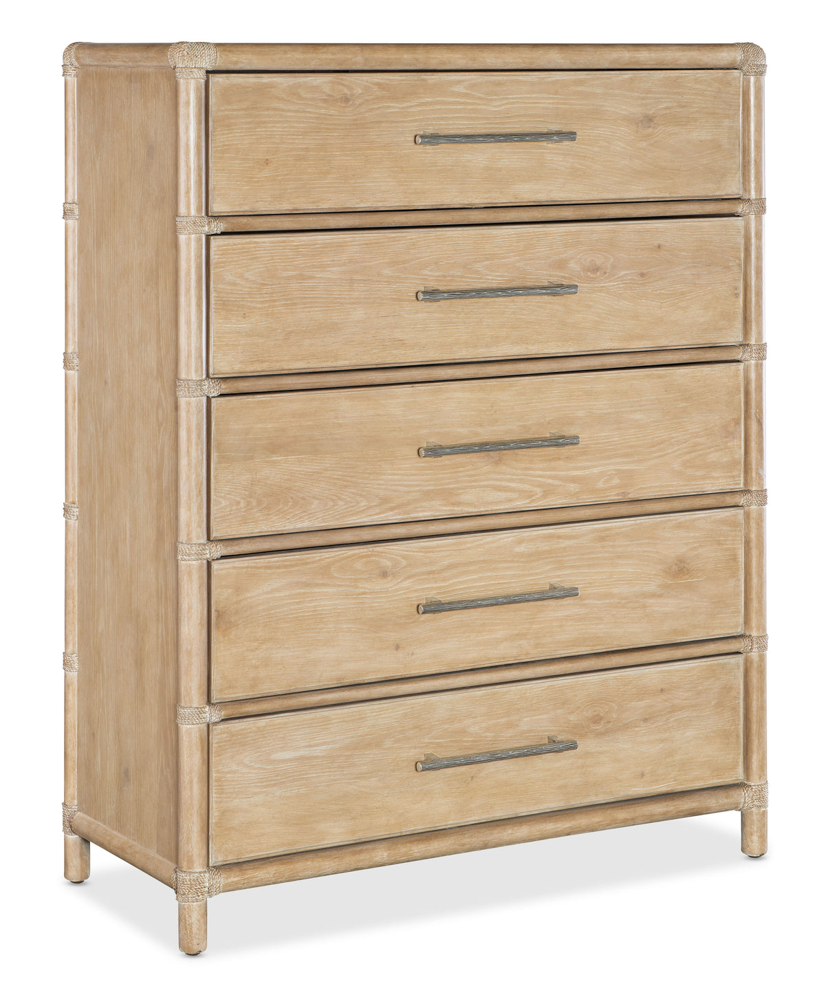 Retreat - Pole Rattan Five-Drawer Chest