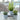 Puebla - Greenery In Blue & White Pots, Set Of 3 - Green