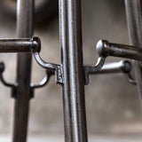 Westlyn - Industrial Bar Stool - Brown, Dark & Black