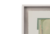 Color Structure IV - Framed Print - Green