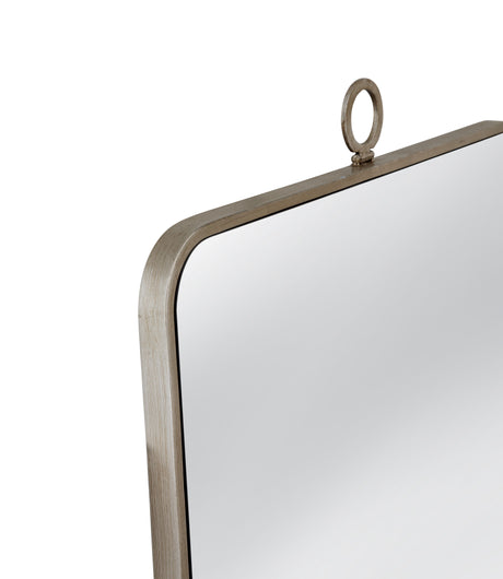 Monte - Wall Mirror - Pearl Silver