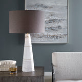 Citadel - Marble Table Lamp - White