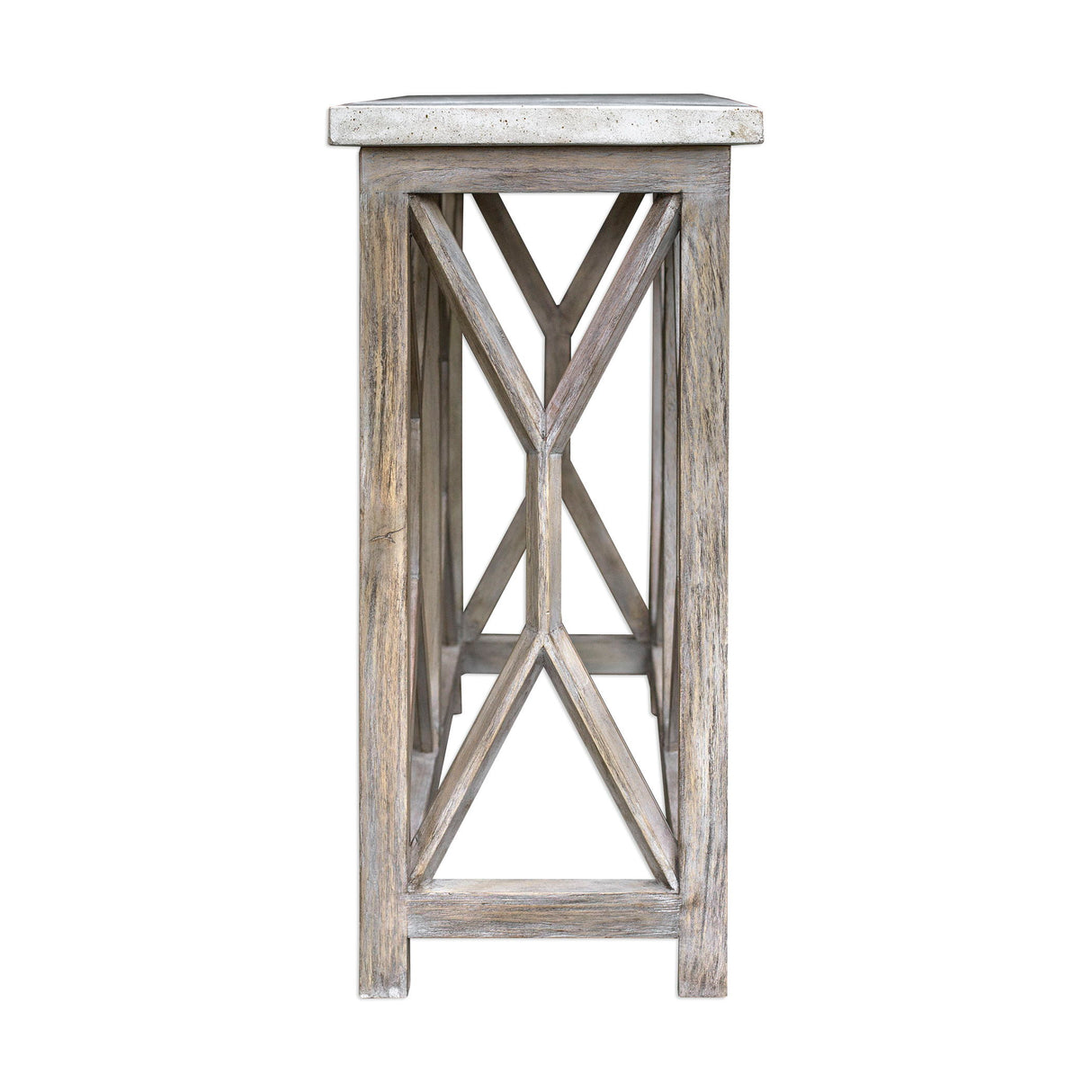 Catali - Stone Console Table - Ivory