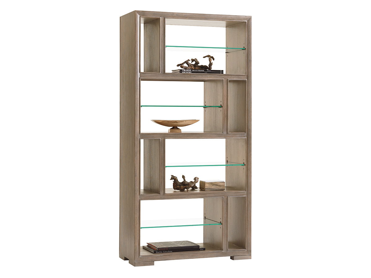 Shadow Play - Windsor Open Bookcase - Light Brown