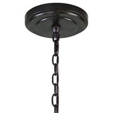 Marlow - 12 Light Circle Chandelier - Black