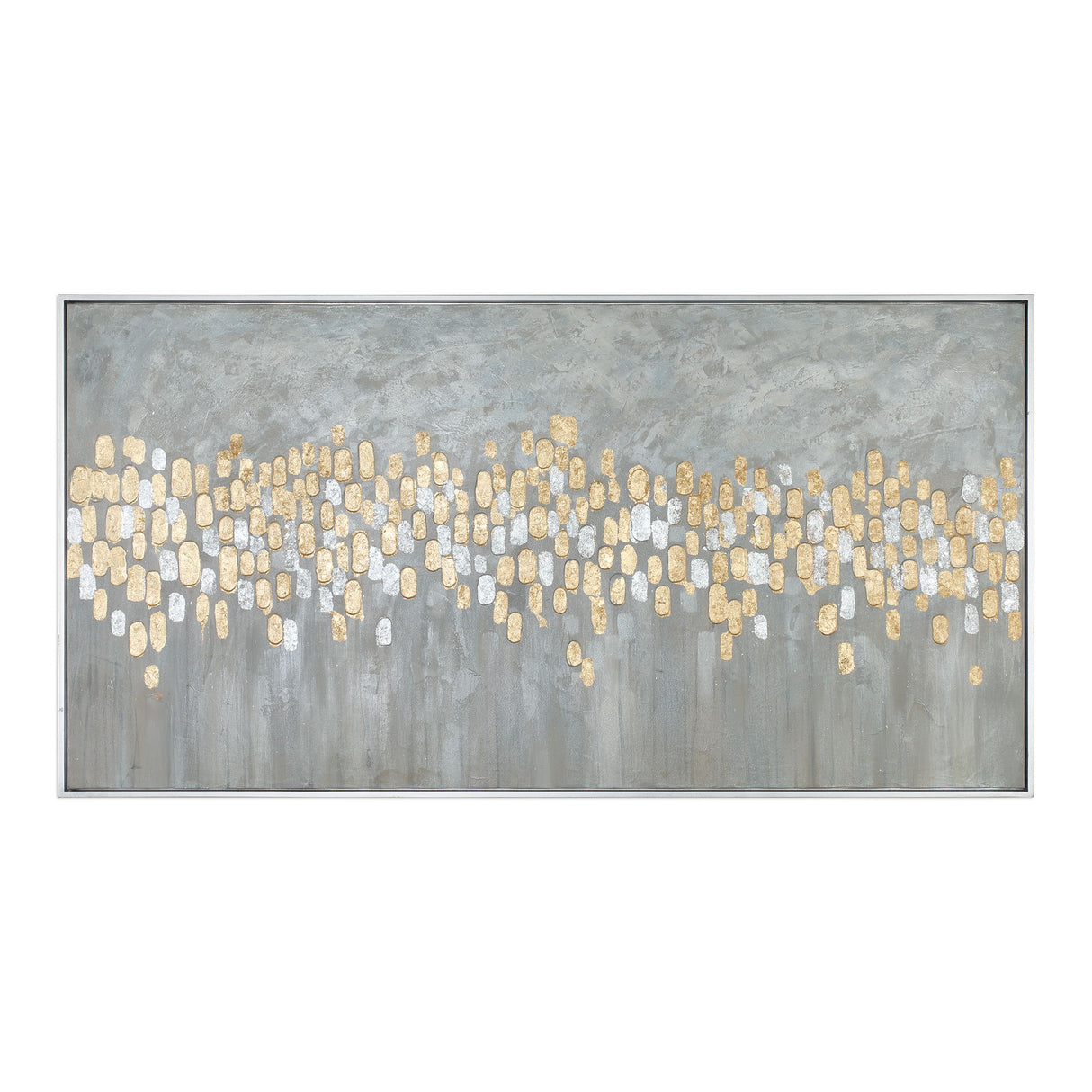 Parade - Modern Art - Gray, Dark