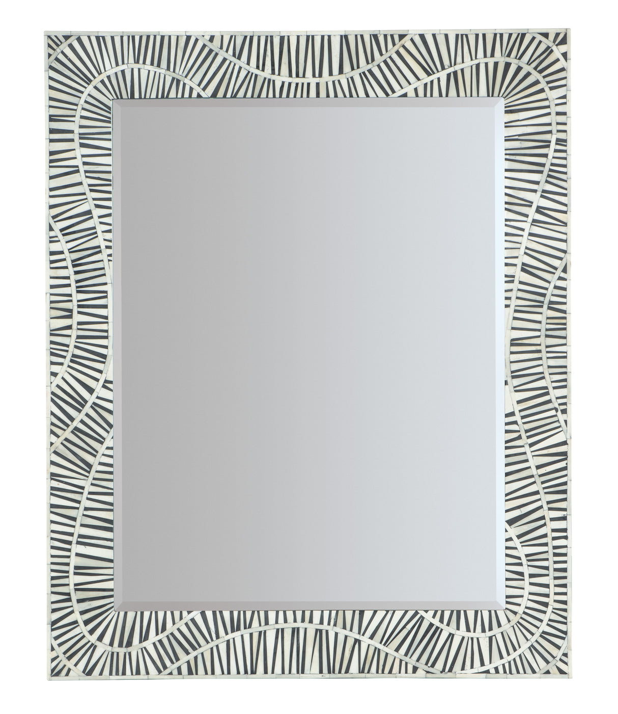 Commerce and Market - Tiger Tooth Vertical Mirror - White