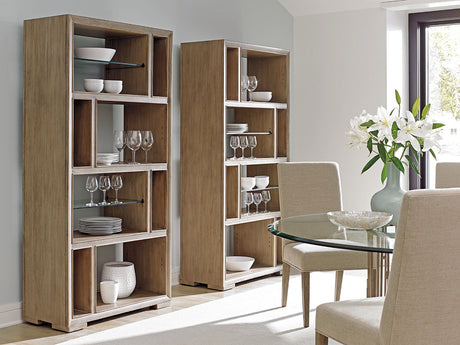 Shadow Play - Windsor Open Bookcase - Light Brown