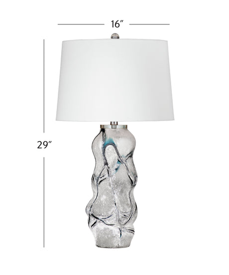 Ion - Table Lamp - Pearl Silver / White