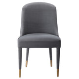 Brie - Armless Chair, Set Of 2 - Gray