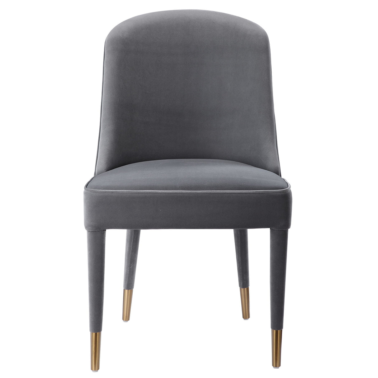 Brie - Armless Chair, Set Of 2 - Gray