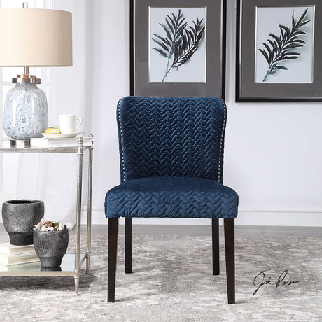 Miri - Accent Chairs, Set Of 2 - Blue